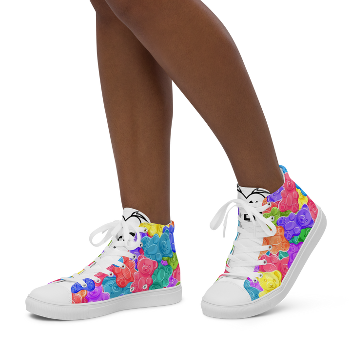 Sneakers alte in tela da donna Orsetti Gummy - Gufetto Brand 