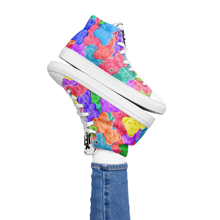 Sneakers alte in tela da donna Orsetti Gummy - Gufetto Brand 
