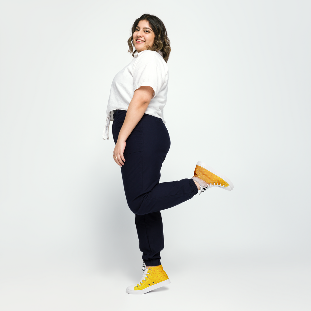 Sneakers alte in tela da donna BIRRA - Gufetto Brand 