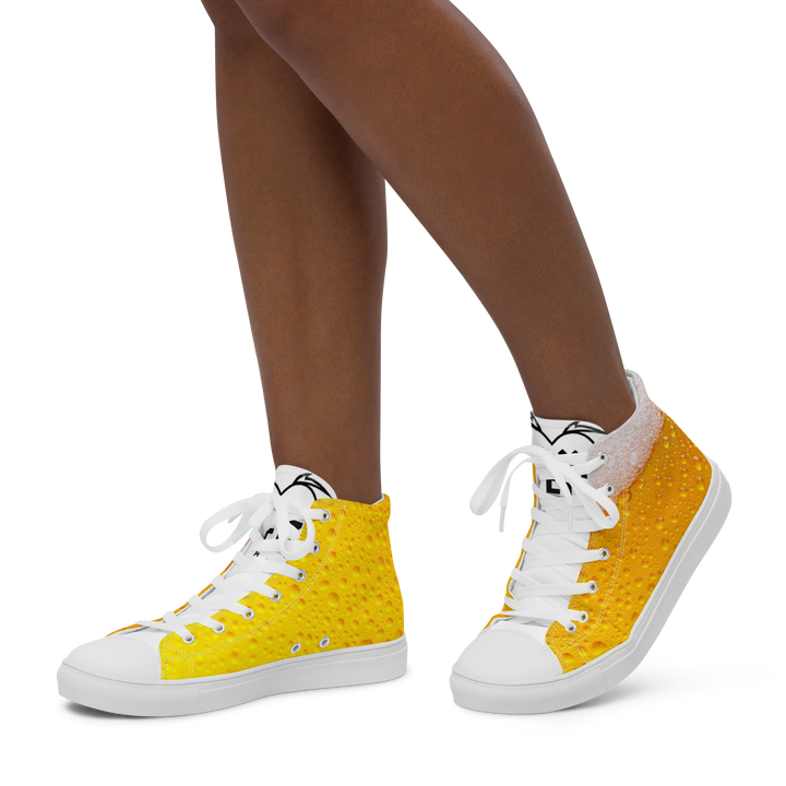 Sneakers alte in tela da donna BIRRA - Gufetto Brand 