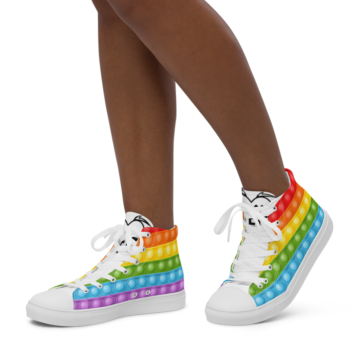 Sneakers alte in tela da donna FIDGET - Gufetto Brand 