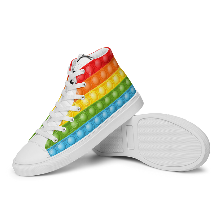 Sneakers alte in tela da donna FIDGET - Gufetto Brand 