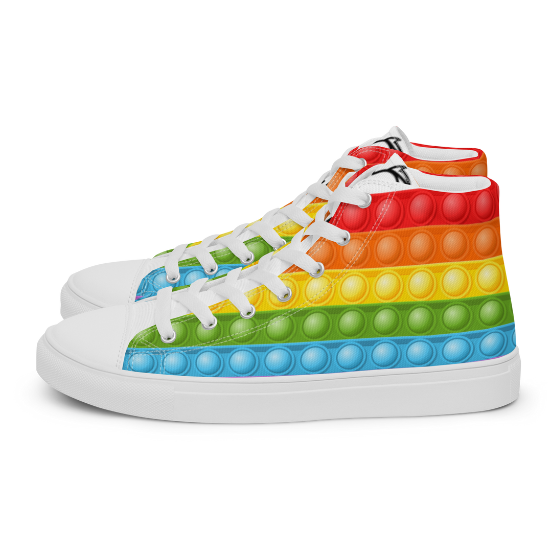 Sneakers alte in tela da donna FIDGET - Gufetto Brand 