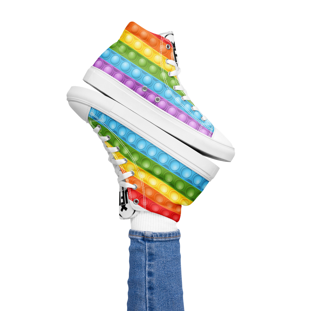 Sneakers alte in tela da donna FIDGET - Gufetto Brand 
