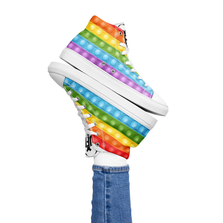 Sneakers alte in tela da donna FIDGET - Gufetto Brand 
