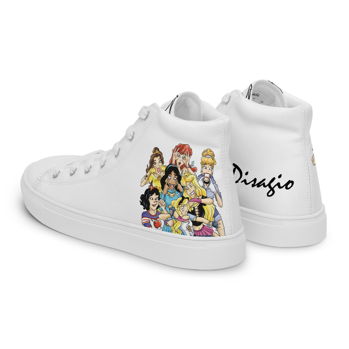 Sneakers alte in tela da donna PRINCIPESSE 2.0 Limited Edition - Gufetto Brand 