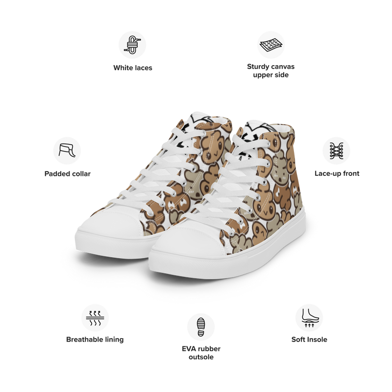 Sneakers alte in tela da donna MERDINA - Gufetto Brand 