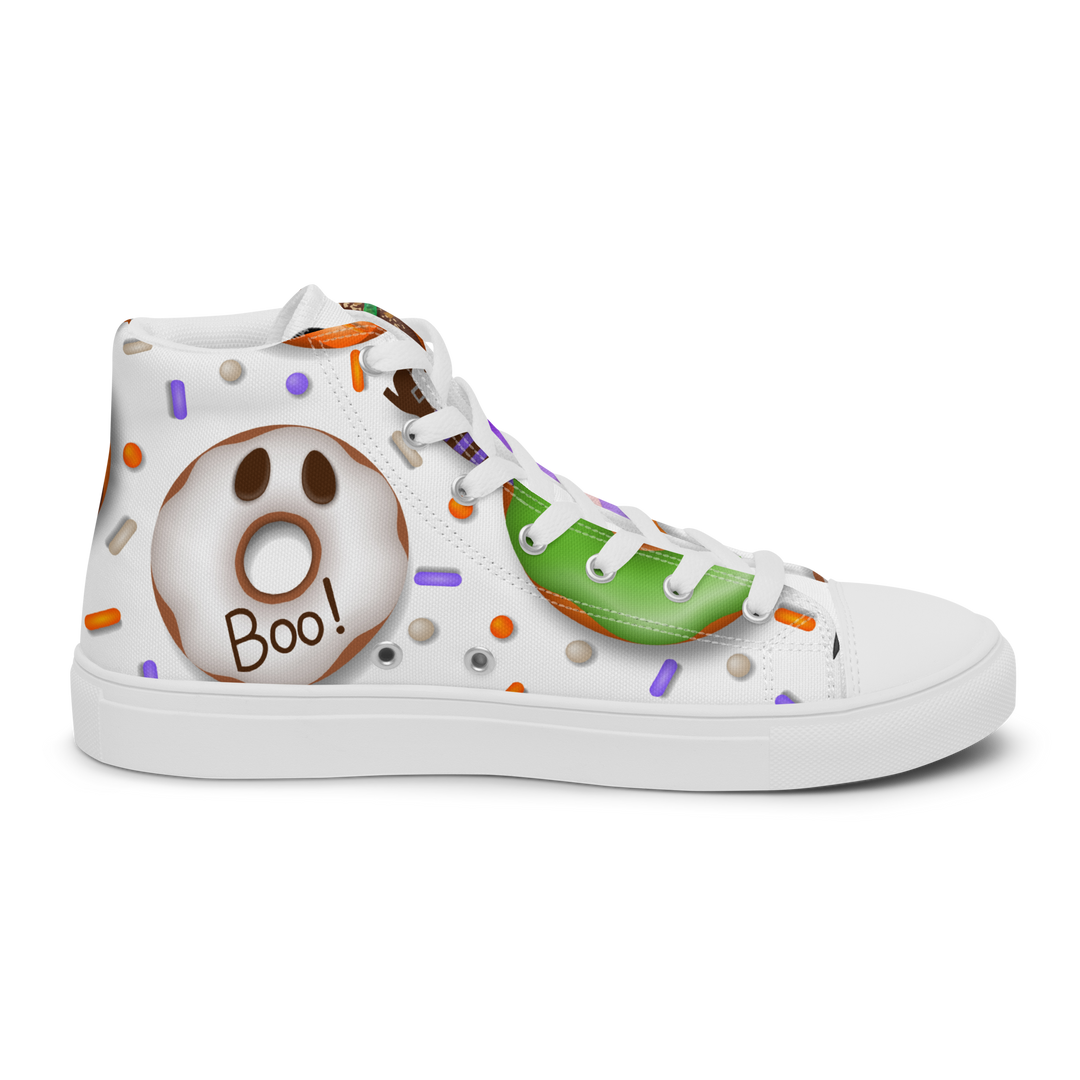 Sneakers alte in tela da donna HALLOWEEN DONUTS - Gufetto Brand 