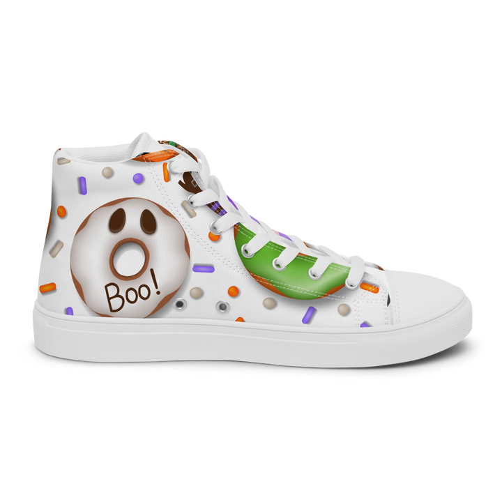 Sneakers alte in tela da donna HALLOWEEN DONUTS - Gufetto Brand 
