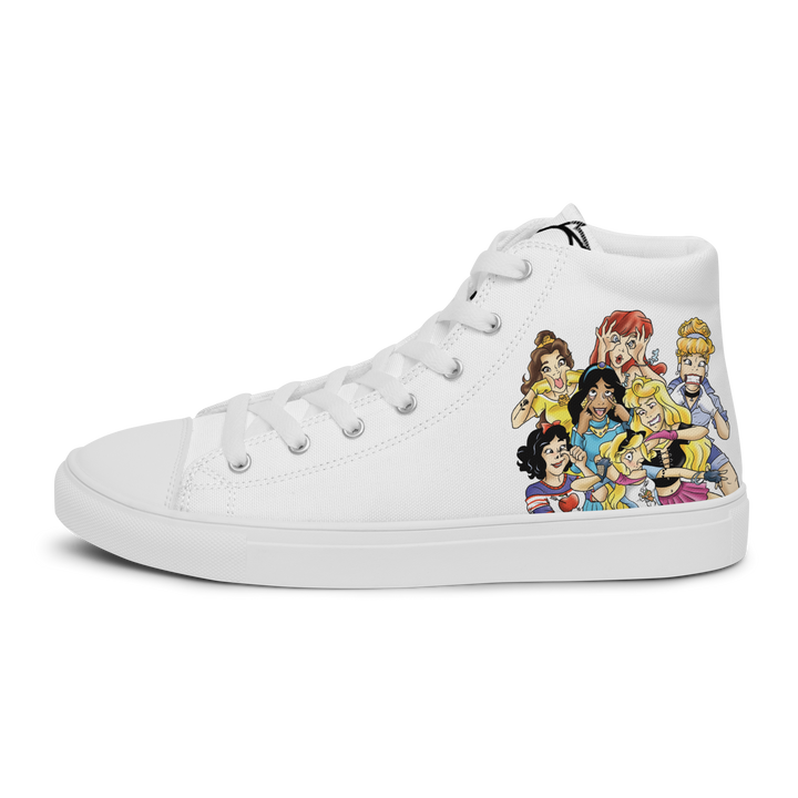 Sneakers alte in tela da donna PRINCIPESSE 2.0 Limited Edition - Gufetto Brand 