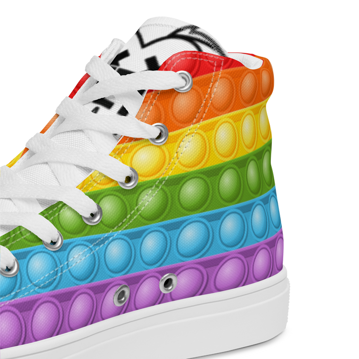 Sneakers alte in tela da donna FIDGET - Gufetto Brand 