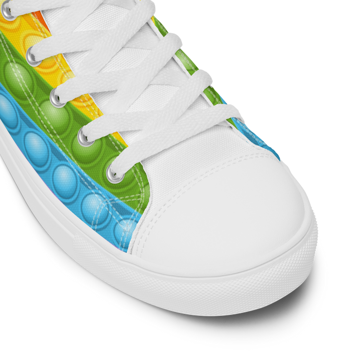 Sneakers alte in tela da donna FIDGET - Gufetto Brand 