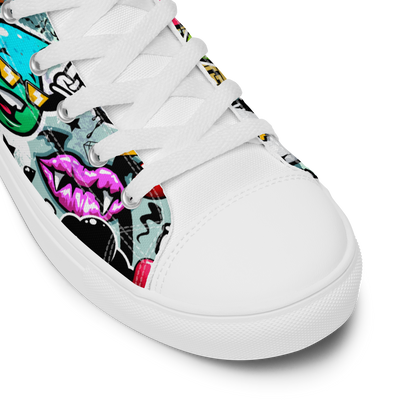 Sneakers alte in tela da donna CARTOON - Gufetto Brand 