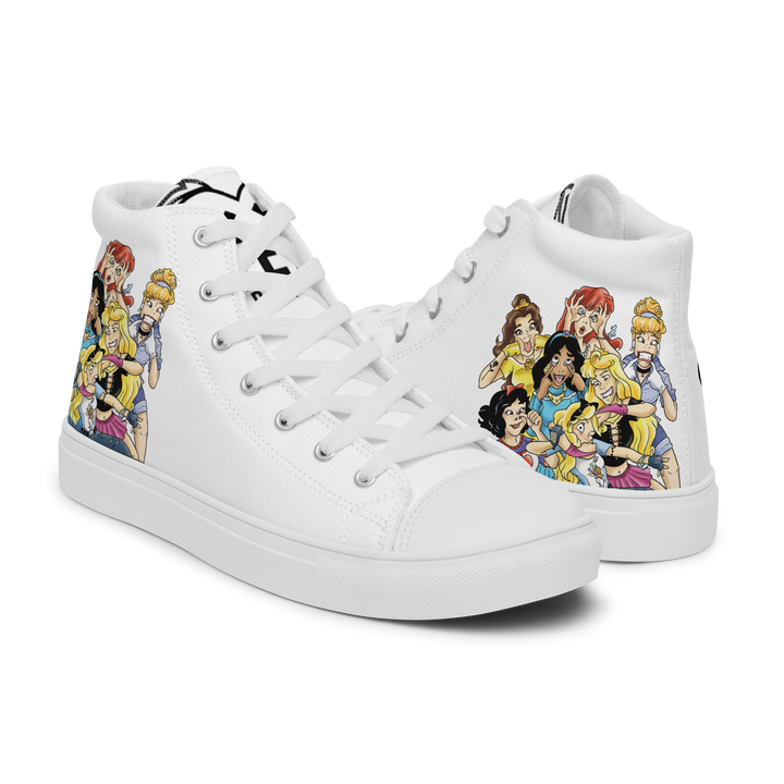 Sneakers alte in tela da donna PRINCIPESSE 2.0 Limited Edition - Gufetto Brand 