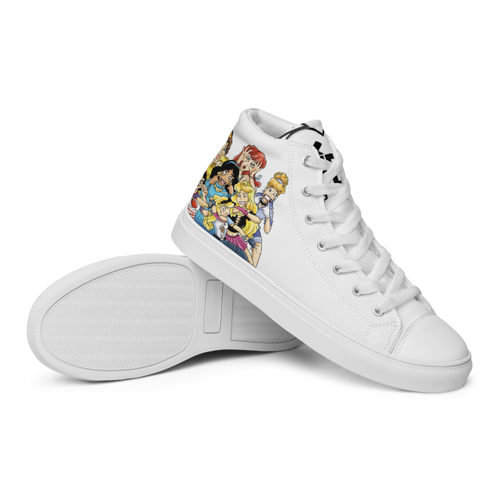 Sneakers alte in tela da donna PRINCIPESSE 2.0 Limited Edition - Gufetto Brand 