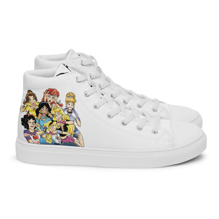 Sneakers alte in tela da donna PRINCIPESSE 2.0 Limited Edition - Gufetto Brand 