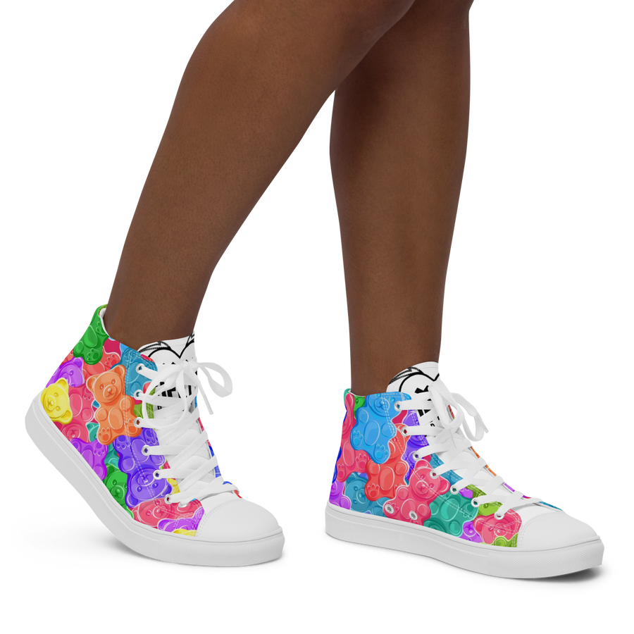 Sneakers alte in tela da donna Orsetti Gummy - Gufetto Brand 