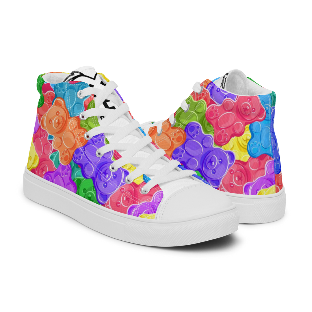 Sneakers alte in tela da donna Orsetti Gummy - Gufetto Brand 