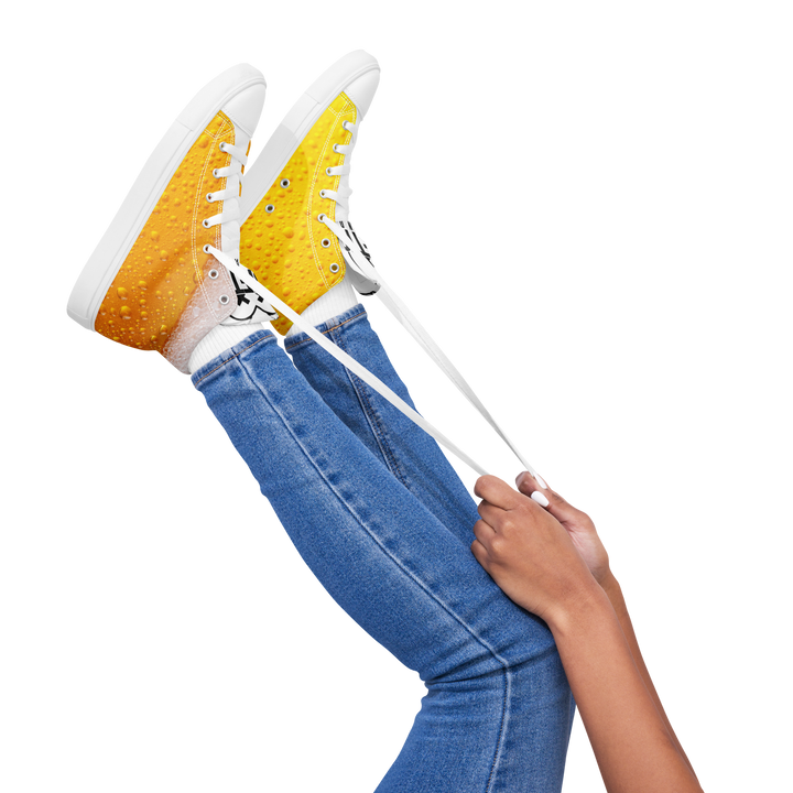 Sneakers alte in tela da donna BIRRA - Gufetto Brand 