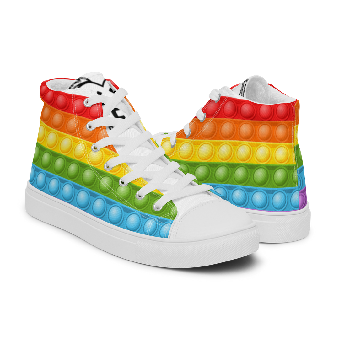 Sneakers alte in tela da donna FIDGET - Gufetto Brand 