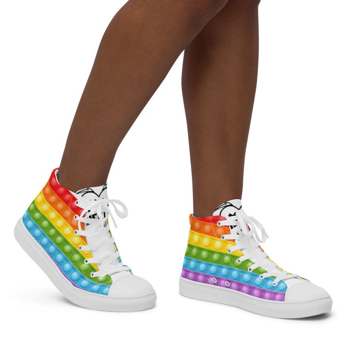 Sneakers alte in tela da donna FIDGET - Gufetto Brand 