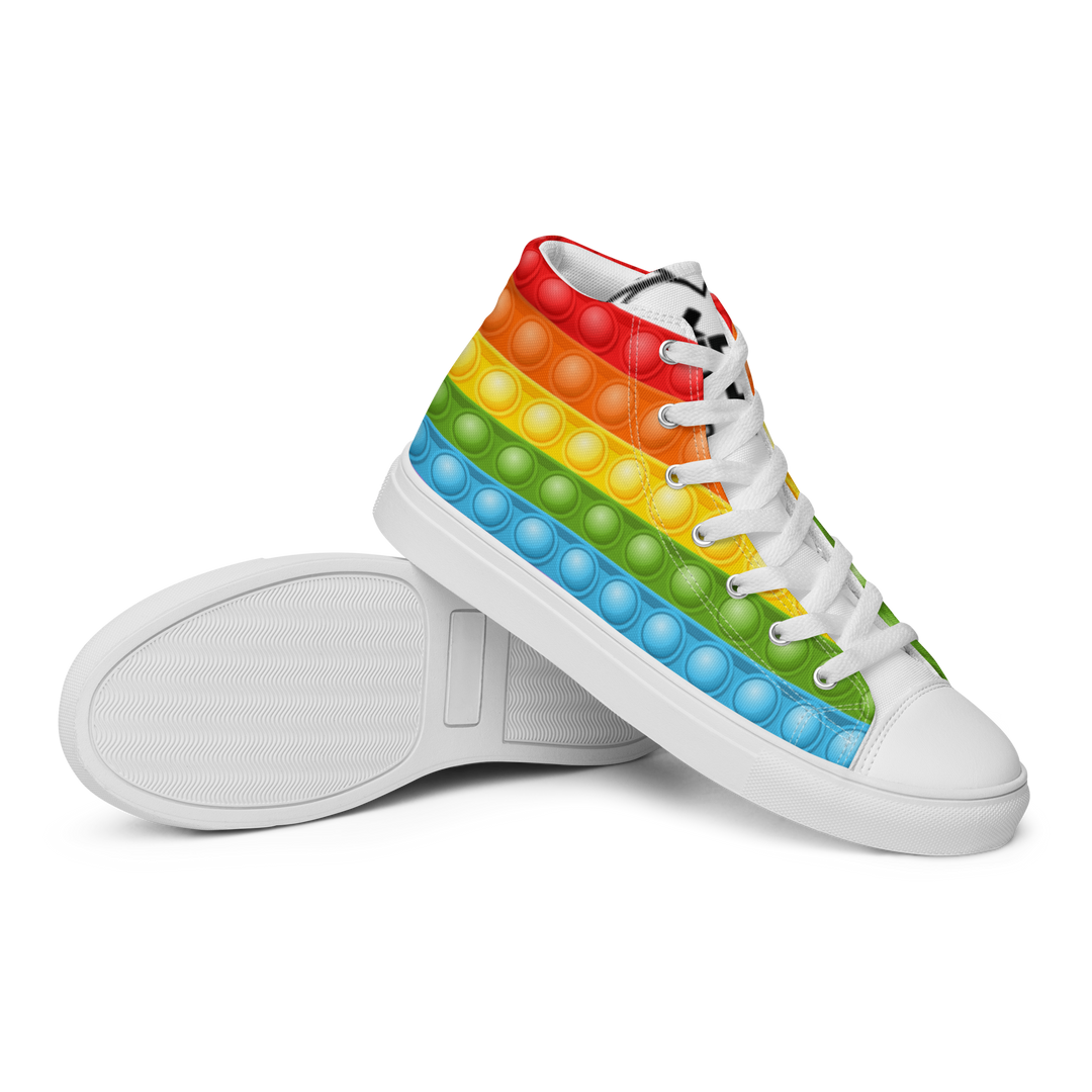 Sneakers alte in tela da donna FIDGET - Gufetto Brand 