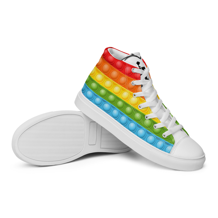 Sneakers alte in tela da donna FIDGET - Gufetto Brand 