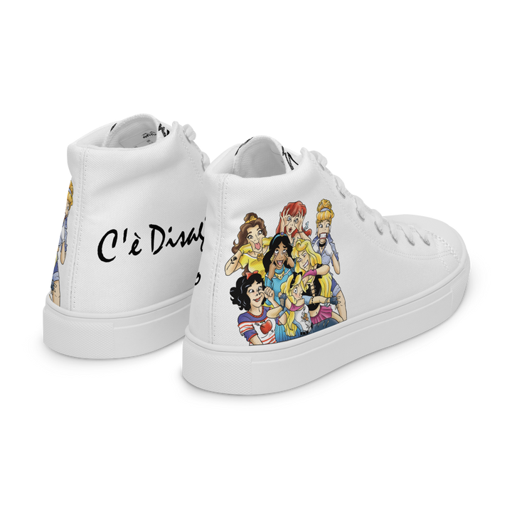 Sneakers alte in tela da donna PRINCIPESSE 2.0 Limited Edition - Gufetto Brand 