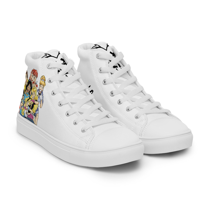 Sneakers alte in tela da donna PRINCIPESSE 2.0 Limited Edition - Gufetto Brand 