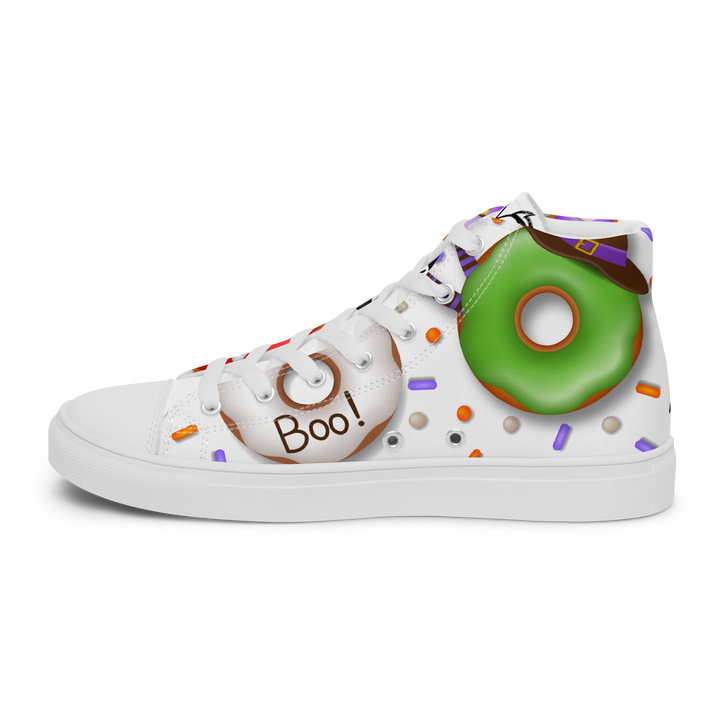 Sneakers alte in tela da donna HALLOWEEN DONUTS - Gufetto Brand 