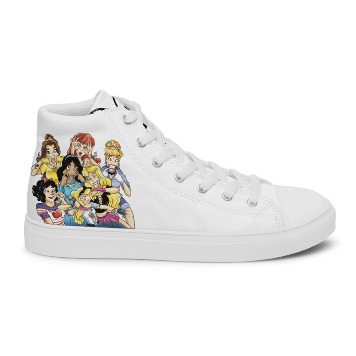 Sneakers alte in tela da donna PRINCIPESSE 2.0 Limited Edition - Gufetto Brand 