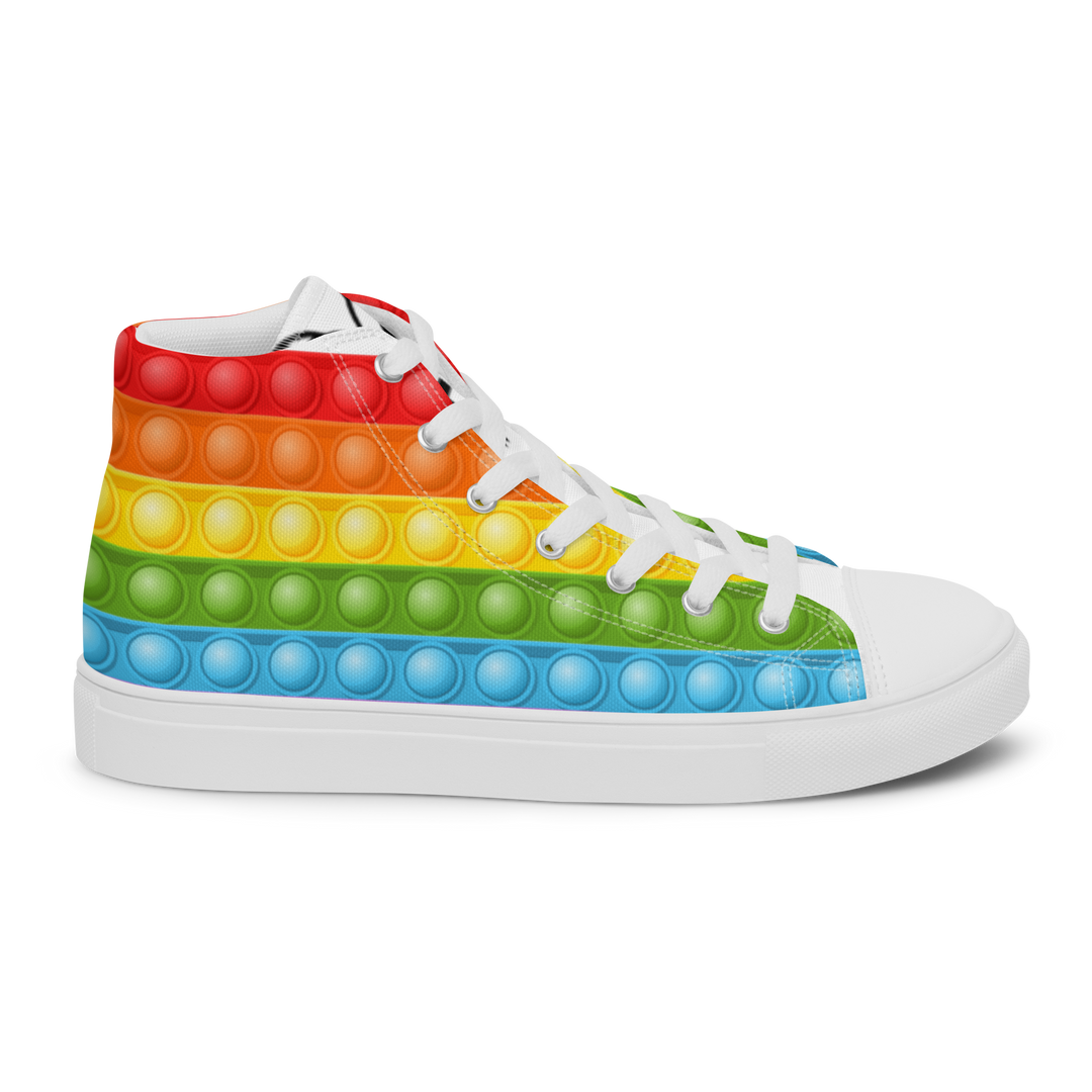 Sneakers alte in tela da donna FIDGET - Gufetto Brand 