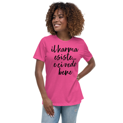 T-shirt relaxed fit donna Karma - Gufetto Brand 