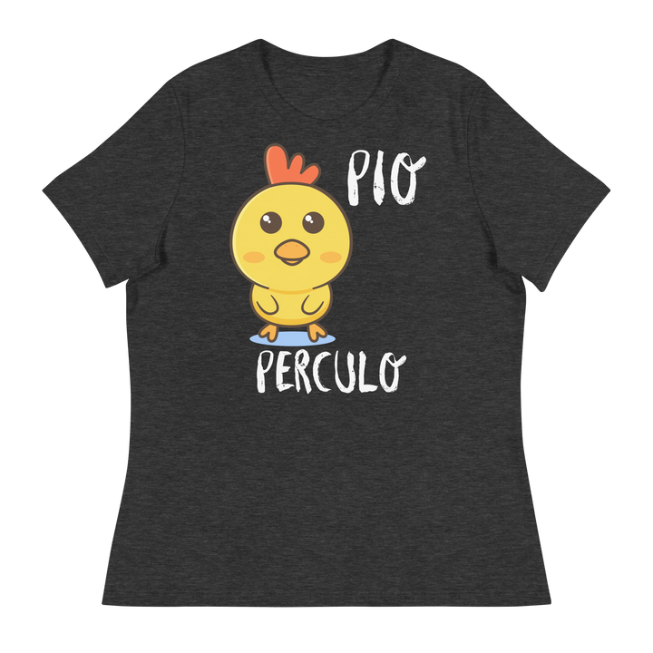 T-shirt relaxed fit donna Pio Perculo - Gufetto Brand 