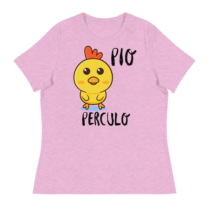 T-shirt relaxed fit donna Pio Perculo - Gufetto Brand 