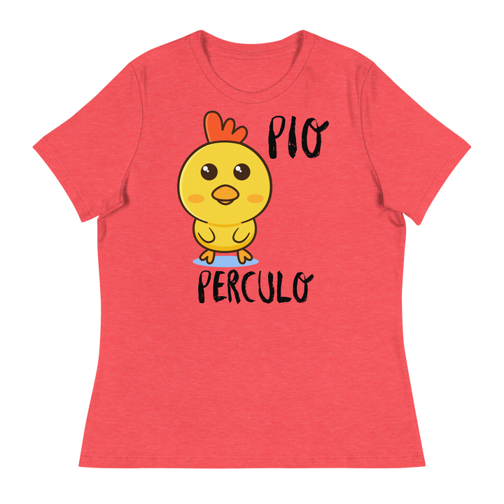 T-shirt relaxed fit donna Pio Perculo - Gufetto Brand 