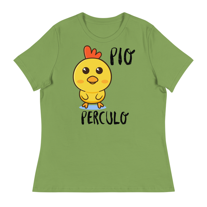 T-shirt relaxed fit donna Pio Perculo - Gufetto Brand 