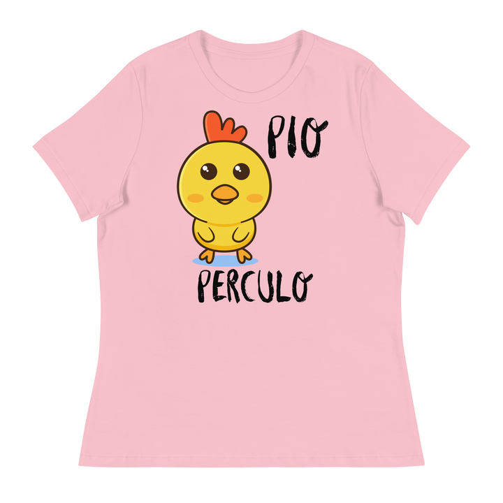 T-shirt relaxed fit donna Pio Perculo - Gufetto Brand 